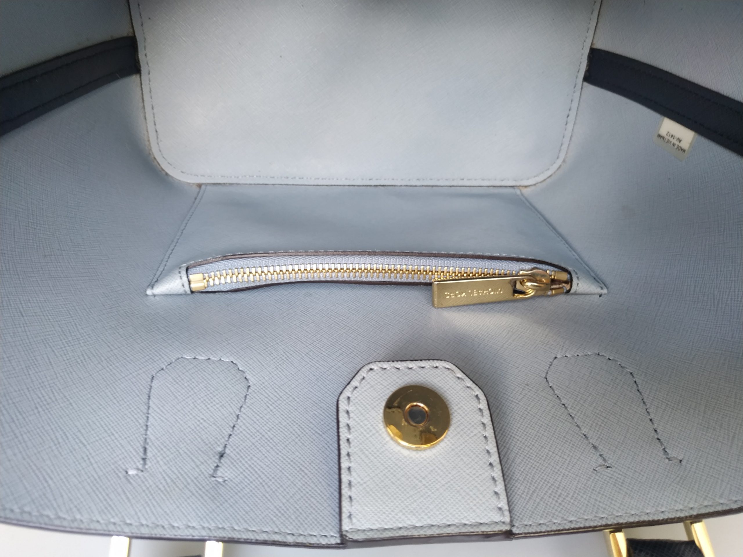 Michael Kors Greenwich Large Grab Bag Silver: : Fashion