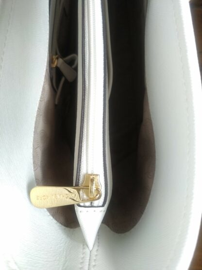 MK Michael Kors Large Sand Greenwich Tote Handbag Saffiano Leather - Earth  Luxury