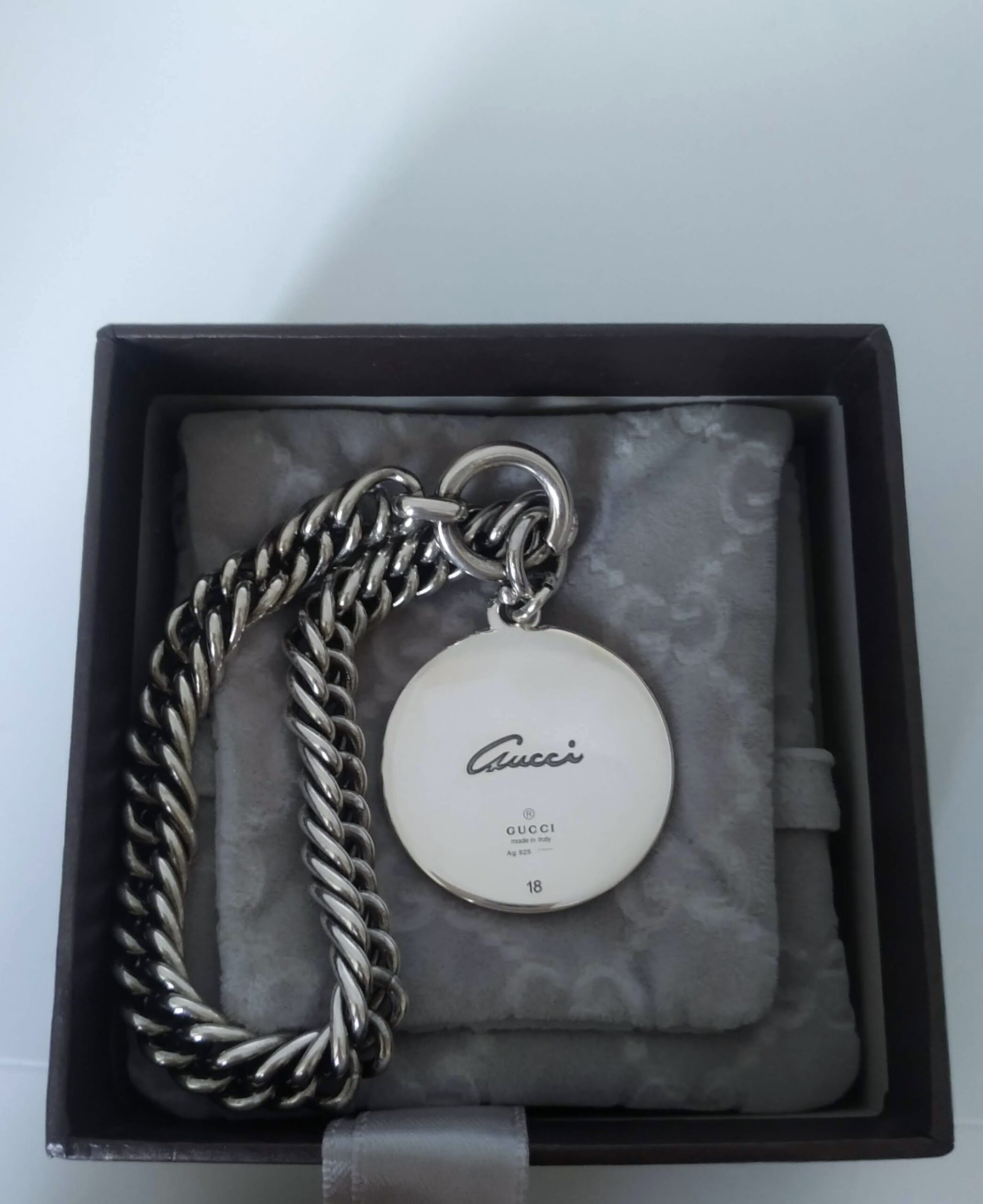 Gucci Flora Sterling Silver Large Charm Medallion Bracelet - Earth Luxury