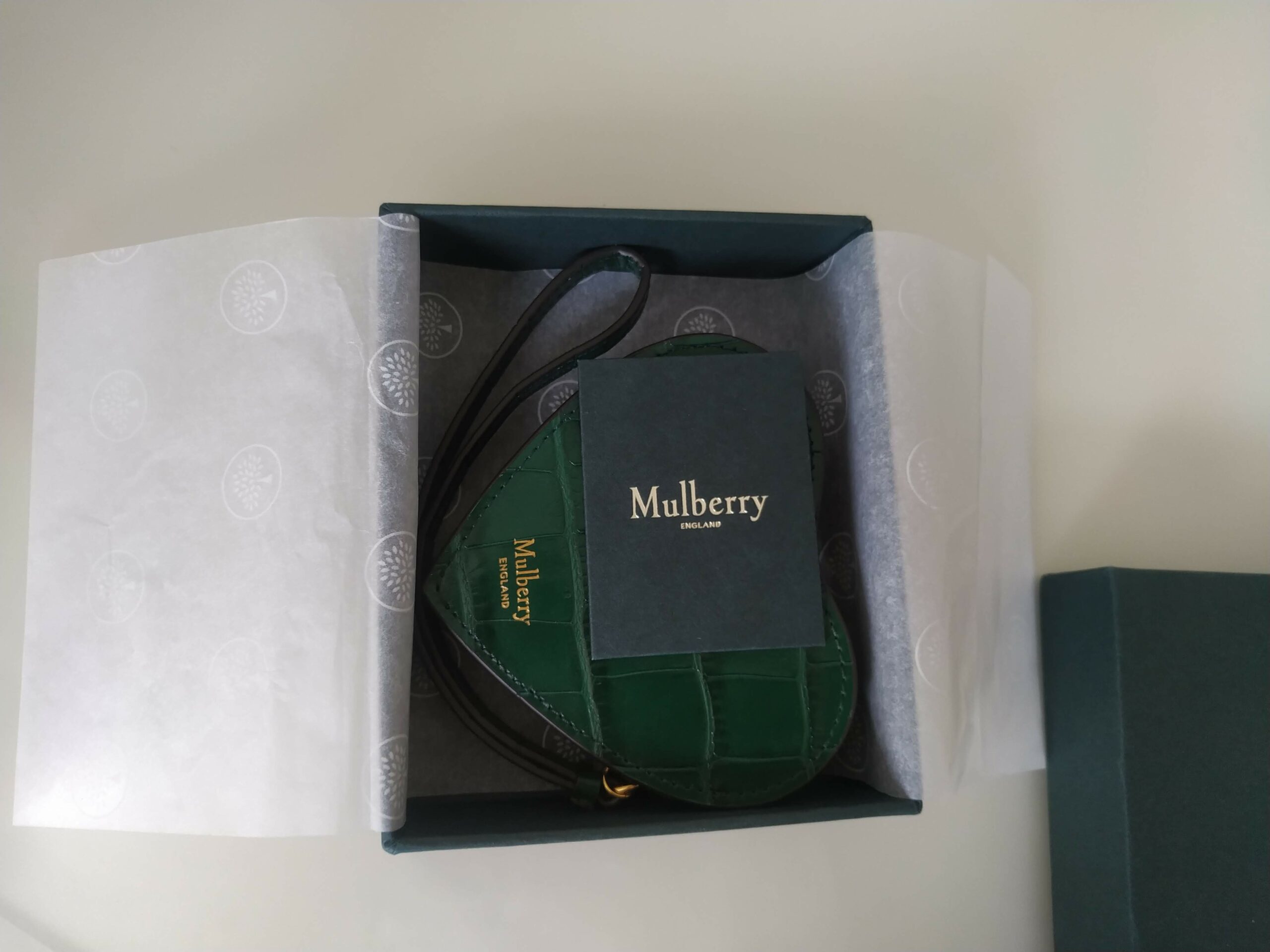 Mulberry - Logo-Embossed Full-Grain Leather Cardholder Mulberry
