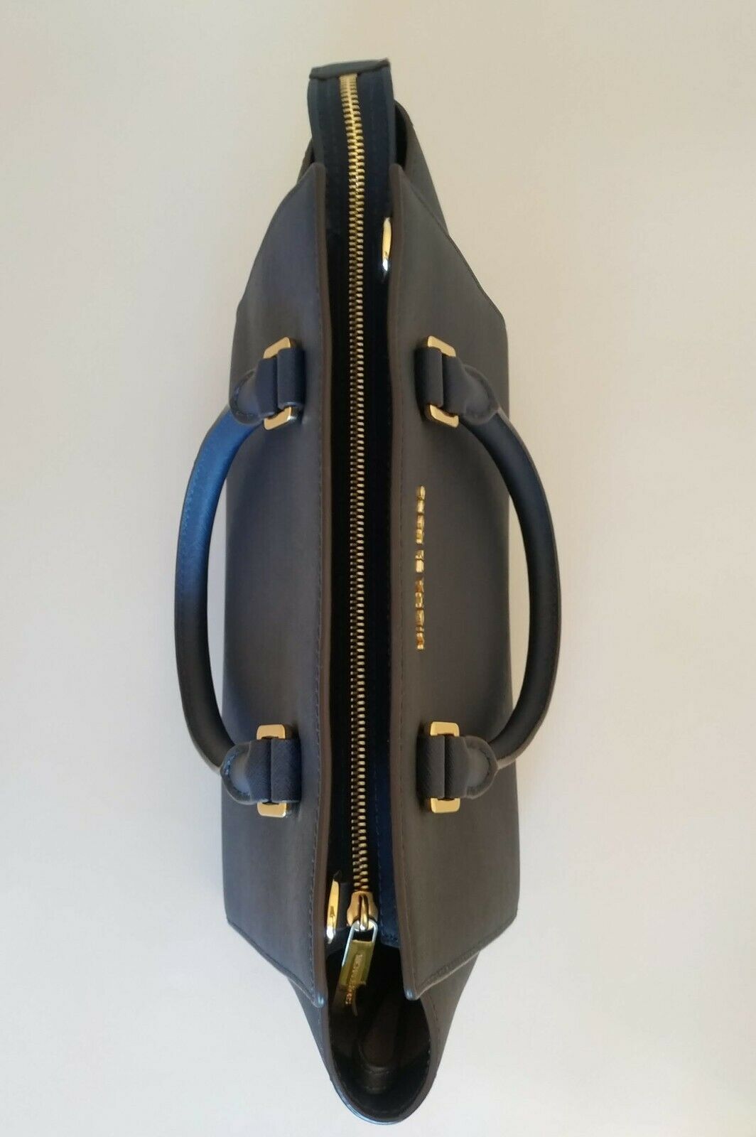 MK Michael Kors Selma Navy Saffiano Leather Bag & Wallet Set